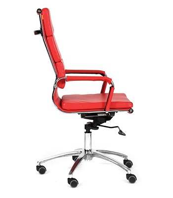 Компьютерное кресло CHAIRMAN 750 экокожа красная в Орске - изображение 2